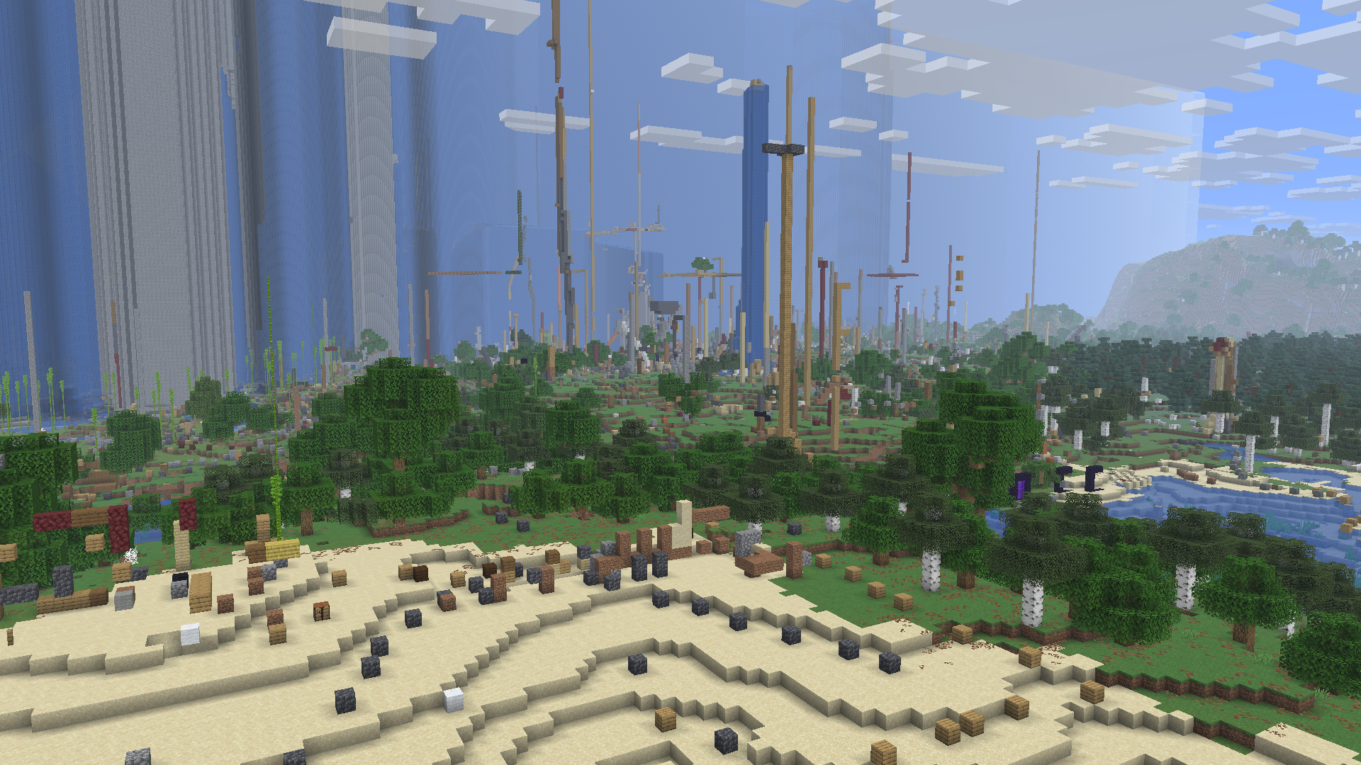 The player-built landscape of Stable SMP