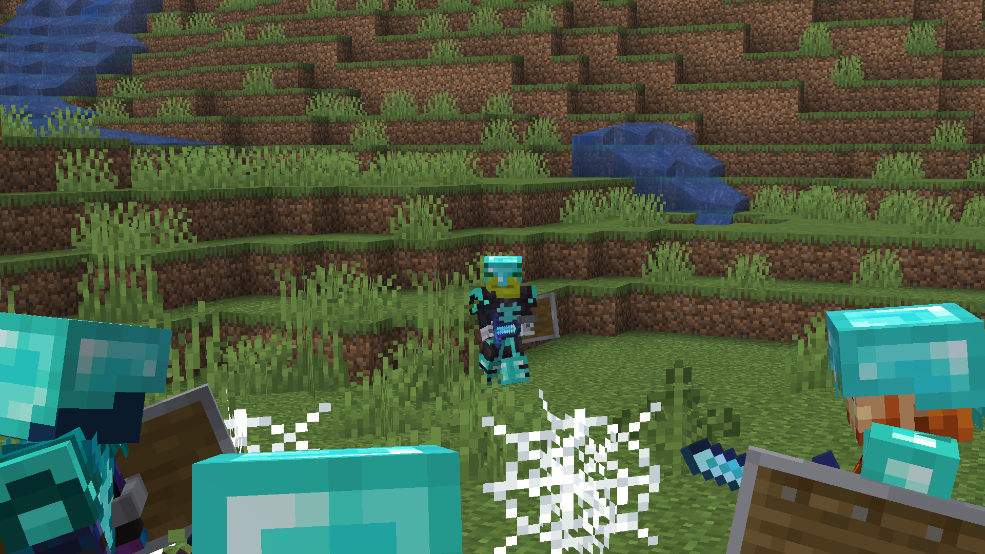 Players fighting in Stable PvP